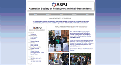Desktop Screenshot of polishjews.org.au